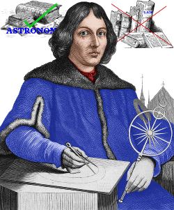 Copernicus preferred astronomy to law