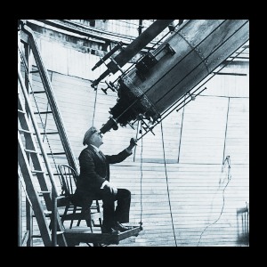 Percival Lowell making observations at the 24-inch refractor.