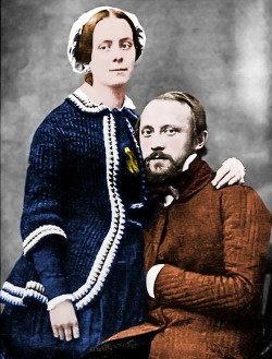 Rudolf Virchow and his wife Rosa