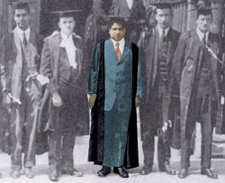 Srinivasa Ramanujan after his Cambridge degree was awarded in March 1916.