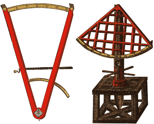  instruments designed by Tycho Brahe